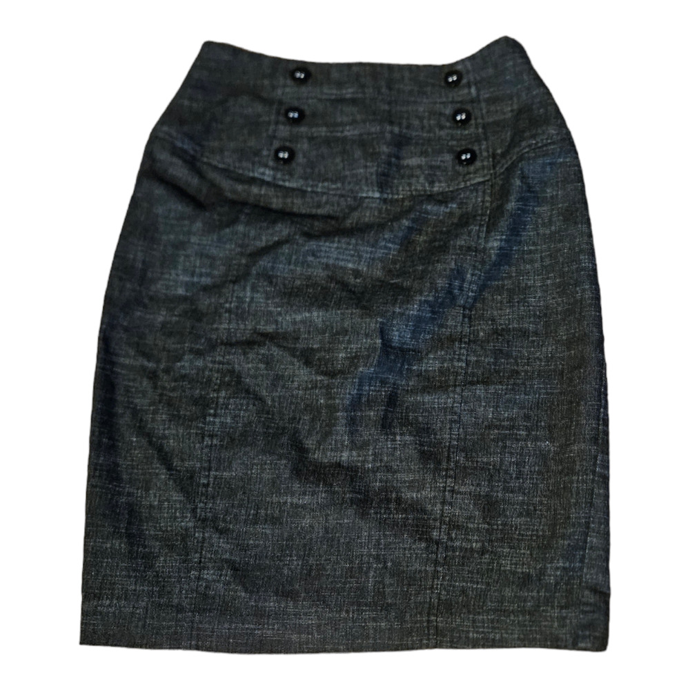 Iz Byer Size 5 Black Pencil Skirt